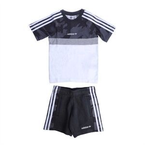 Adidas Childrens/Kids T-Shirt & Shorts Set / Black